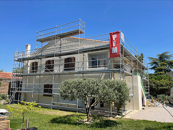 Rénovation de façade à Aix
